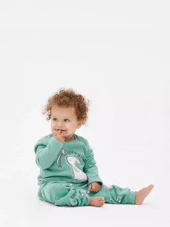 Polarowa piżama z motywem króliczka