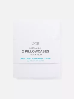 Poszewki na poduszki z bawełny o wysokiej gramaturze, 2 szt.