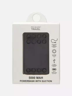 Powerbank 5000 mAh z przyssawkami