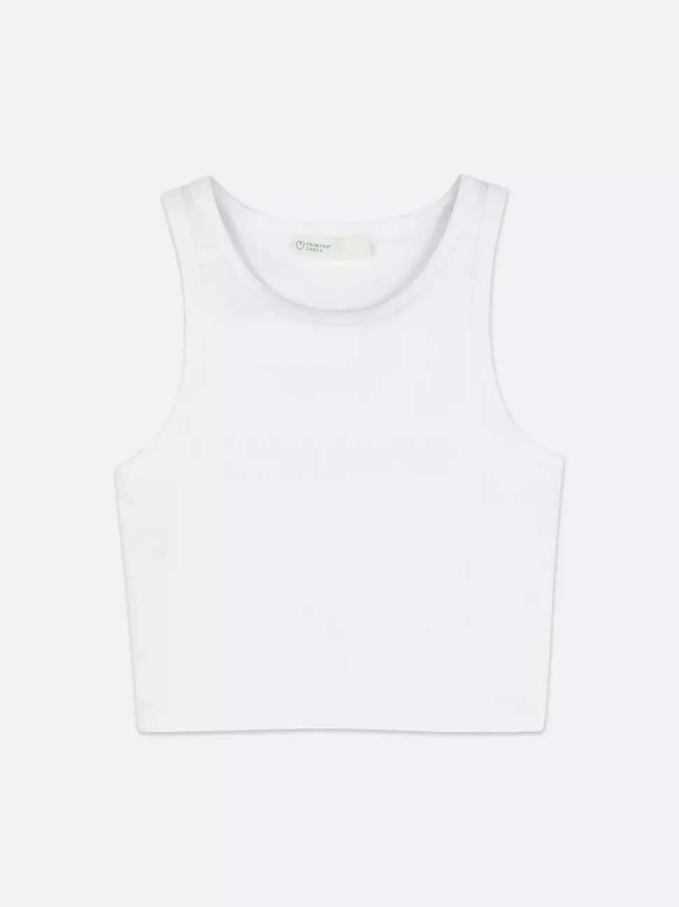 Prążkowana koszulka bez rękawów o fasonie bokserki