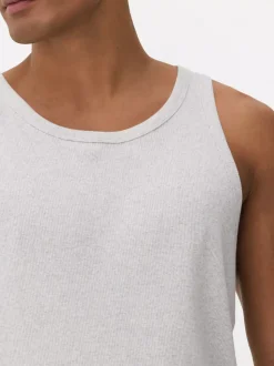 Prążkowana koszulka bez rękawów