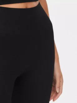 Prążkowane bezszwowe szorty rowerowe