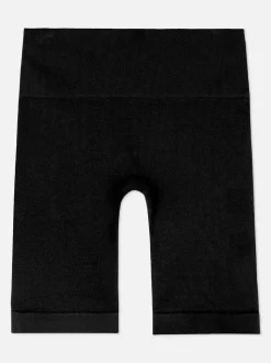 Prążkowane bezszwowe szorty rowerowe