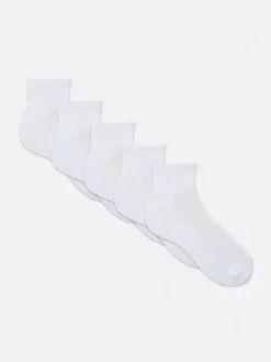 Prążkowane skarpety do kostki, 5 par