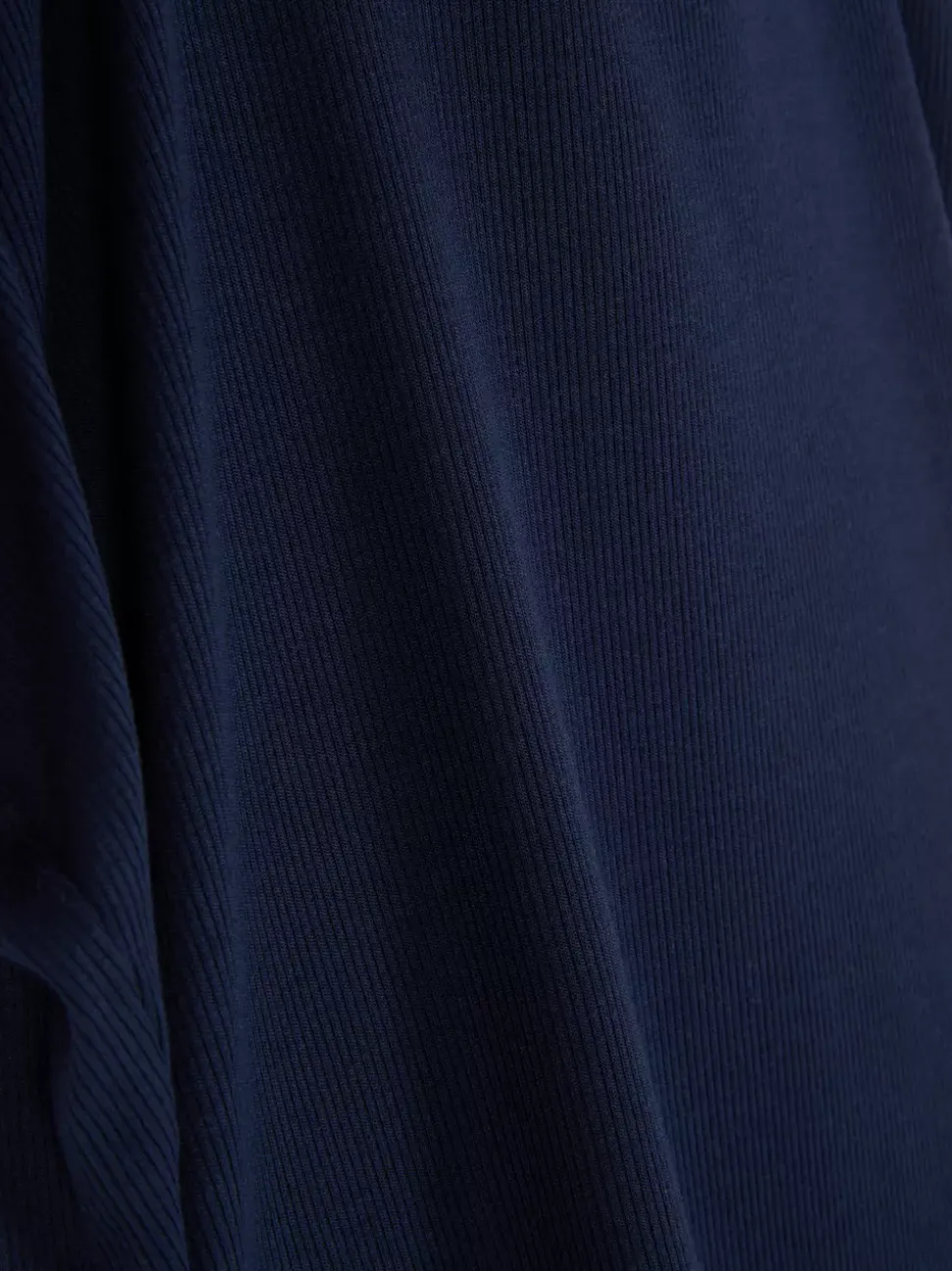 Prążkowany piżamowy top bez rękawów z modalu