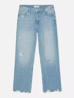 Proste jeansy z efektem znoszenia Paula Echevarría