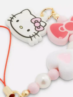Przywieszka na telefon z koralikami Hello Kitty