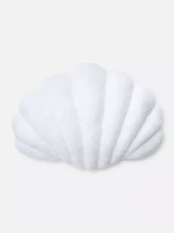 Puszysta poduszka w kształcie muszelki