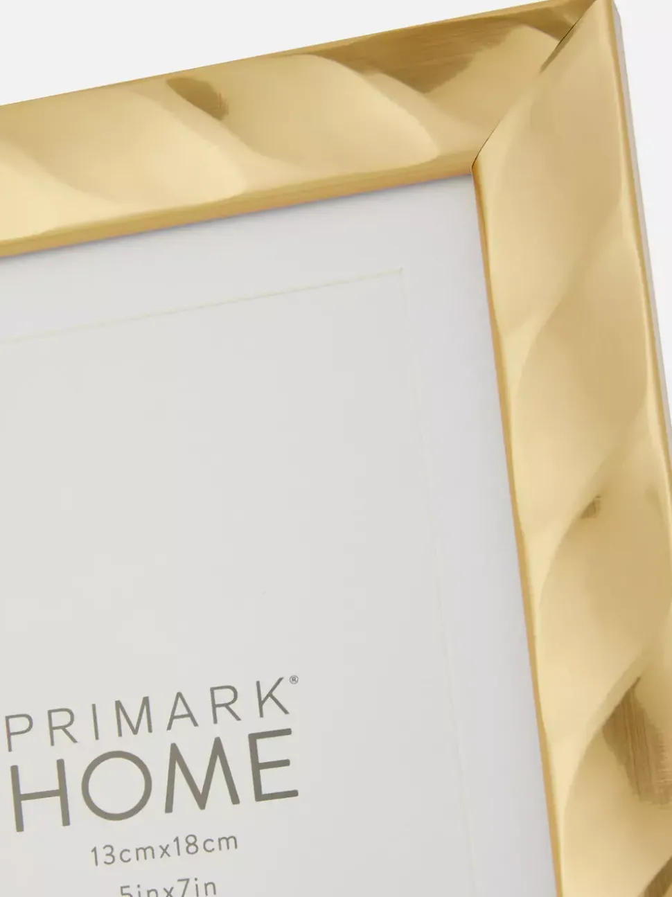 Ramka na zdjęcia 13 x 18 cm w kolorze złotym