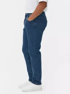 Rozciągliwe jeansy o prostym kroju