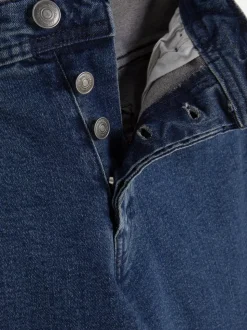 Rozciągliwe jeansy o prostym kroju