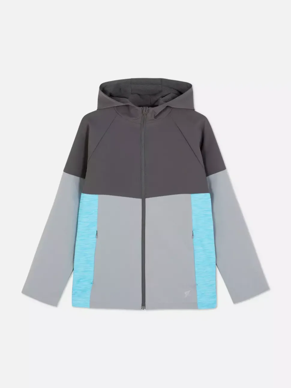 Rozpinana kurtka w bloki kolorystyczne