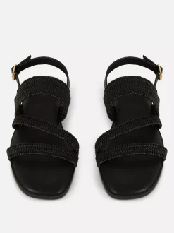 Sandały elastyczne o szerokim kroju
