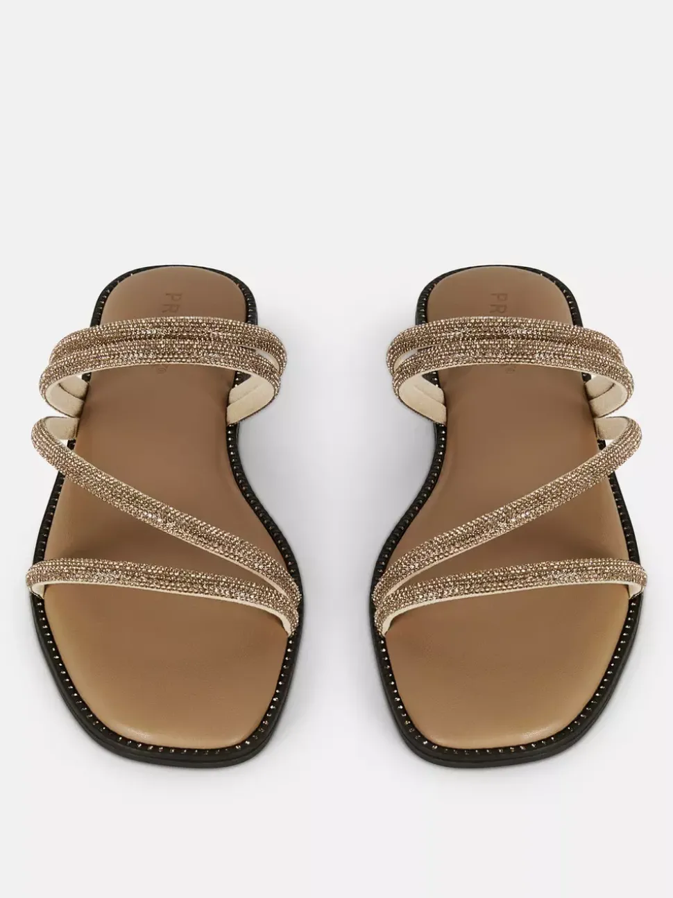 Sandały mule ze zdobieniami