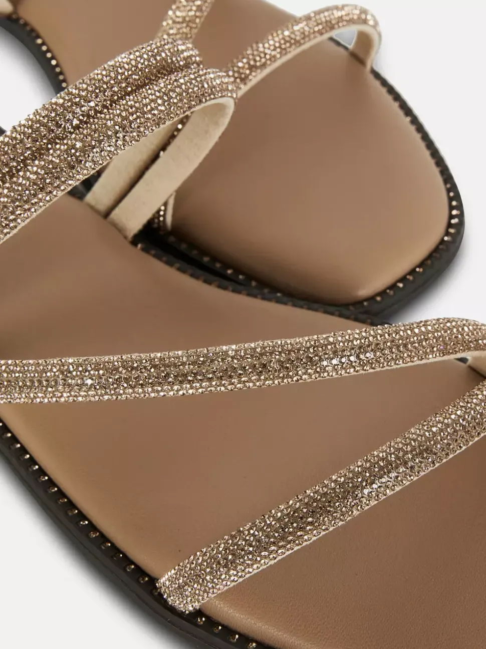 Sandały mule ze zdobieniami