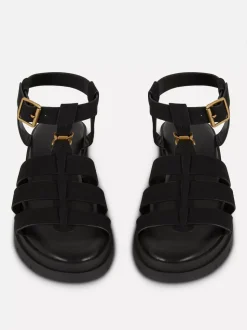 Sandały rybackie na grubej podeszwie