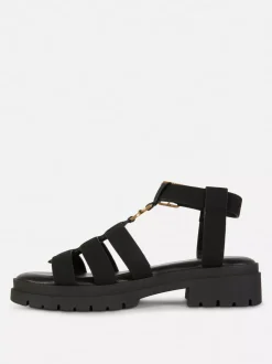 Sandały rybackie na grubej podeszwie