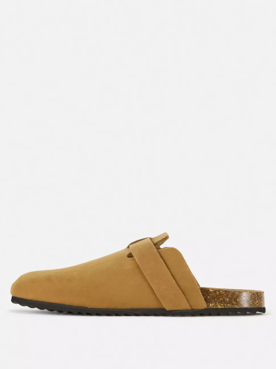Sandały typu mule z klamrą