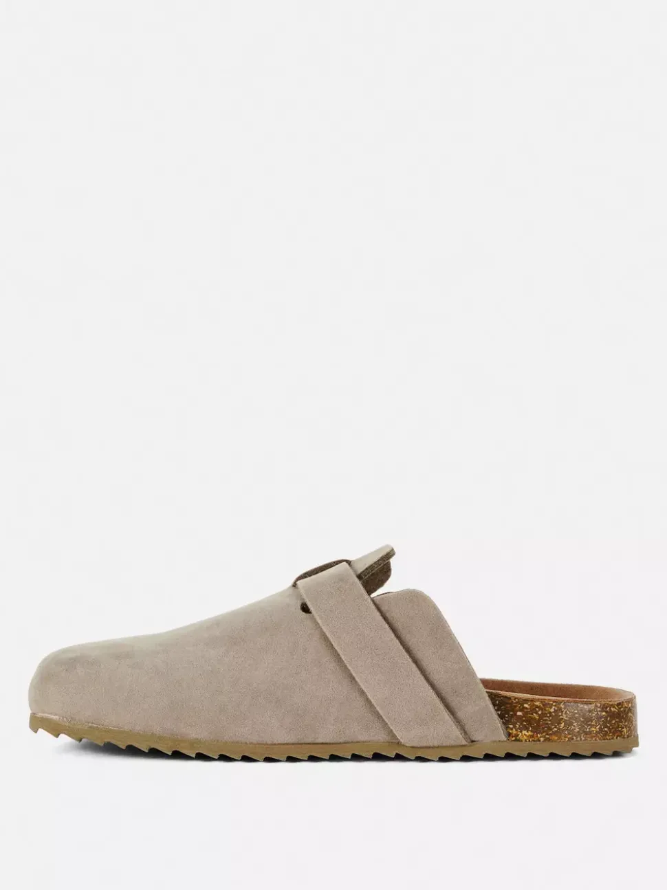 Sandały typu mule z klamrą