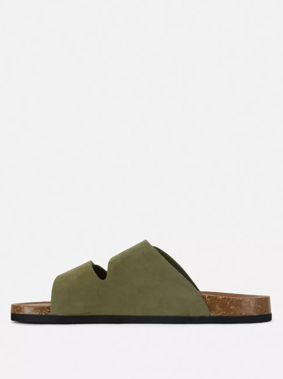 Sandały z wkładką i dwoma paskami