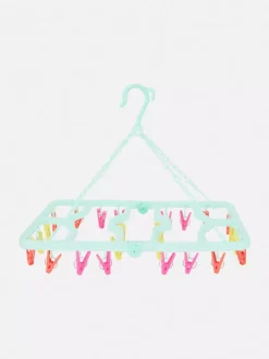 Składana suszarka z 24 klamerkami