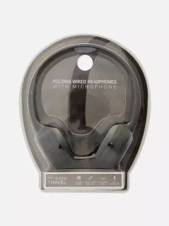 Składane słuchawki przewodowe