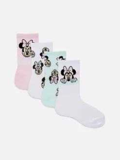 Skarpety za kostkę z motywem Myszki Minnie Disneya, 4 pary