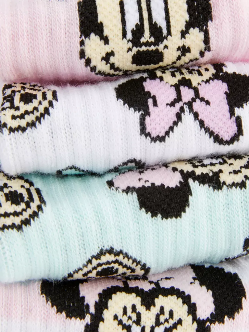 Skarpety za kostkę z motywem Myszki Minnie Disneya, 4 pary