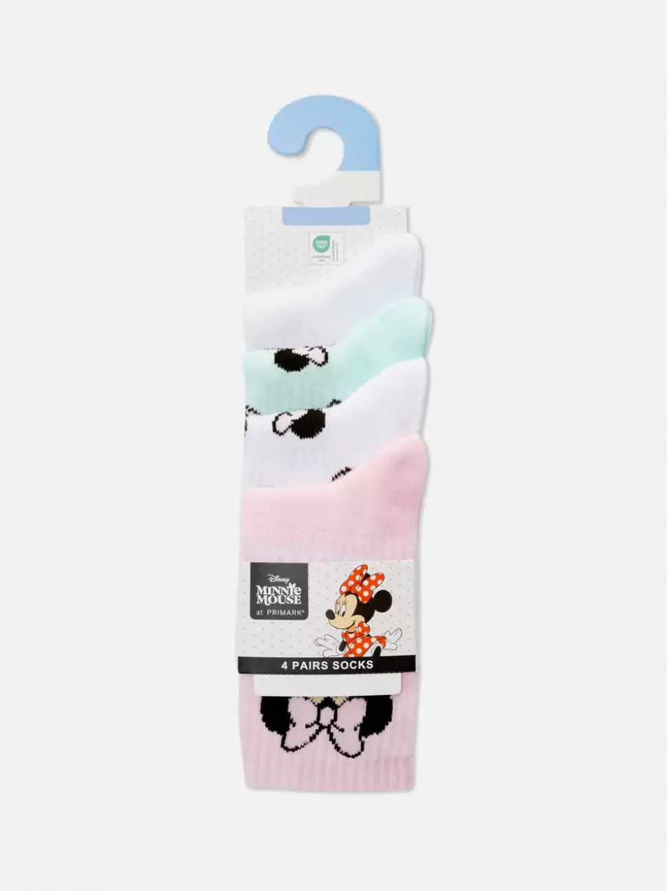 Skarpety za kostkę z motywem Myszki Minnie Disneya, 4 pary