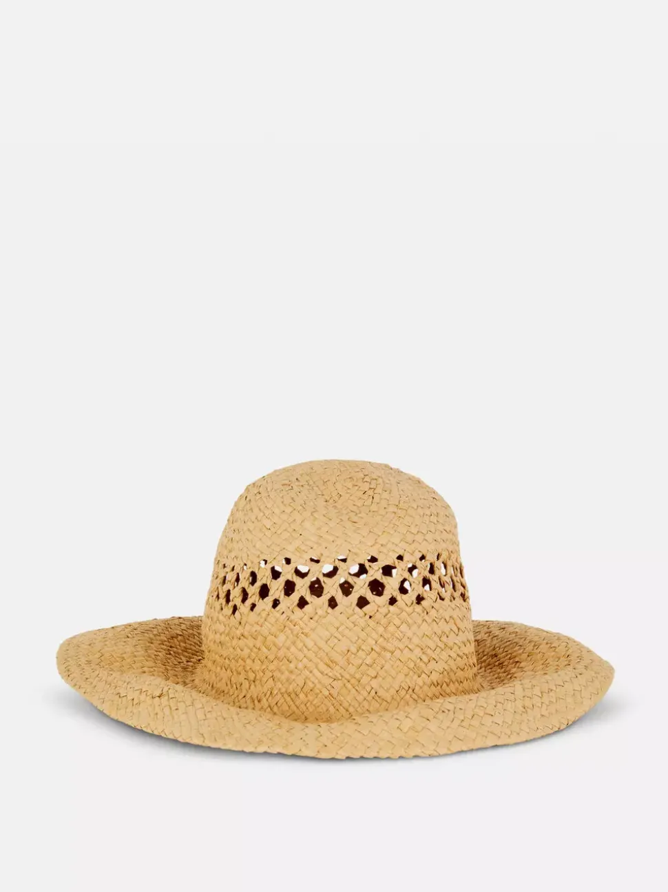 Słomkowy kapelusz plażowy