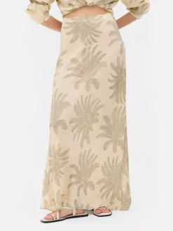 Spódnica maxi z nadrukiem Paula Echevarría