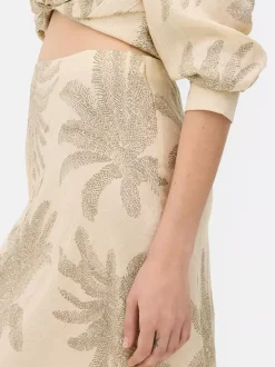 Spódnica maxi z nadrukiem Paula Echevarría