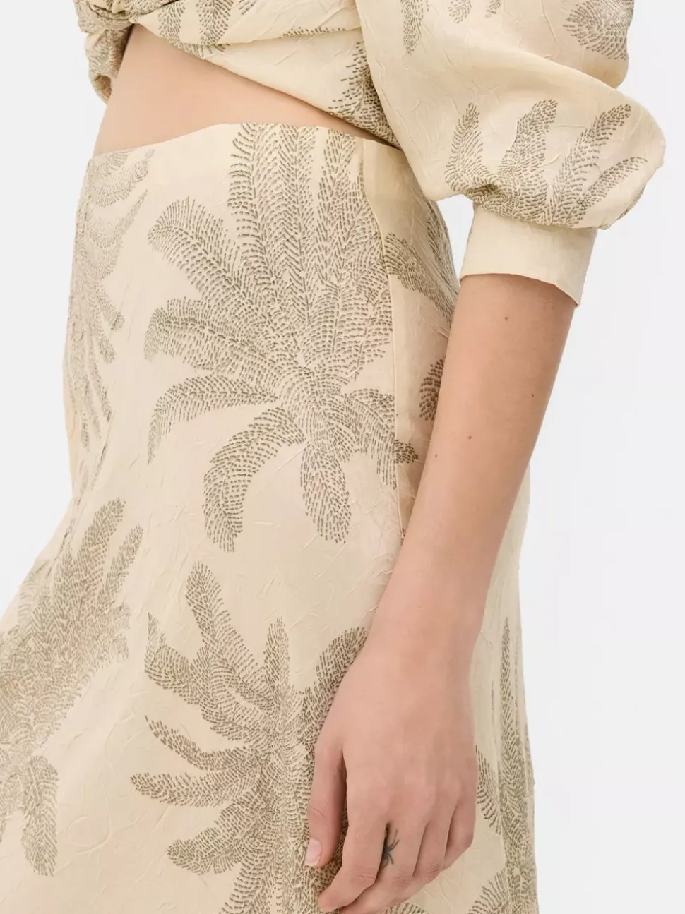 Spódnica maxi z nadrukiem Paula Echevarría