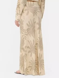 Spódnica maxi z nadrukiem Paula Echevarría