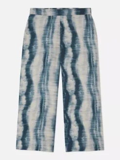 Spódnico-spodnie z nadrukiem