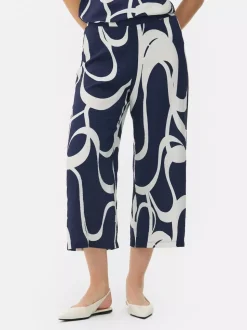 Spódnico-spodnie z nadrukiem