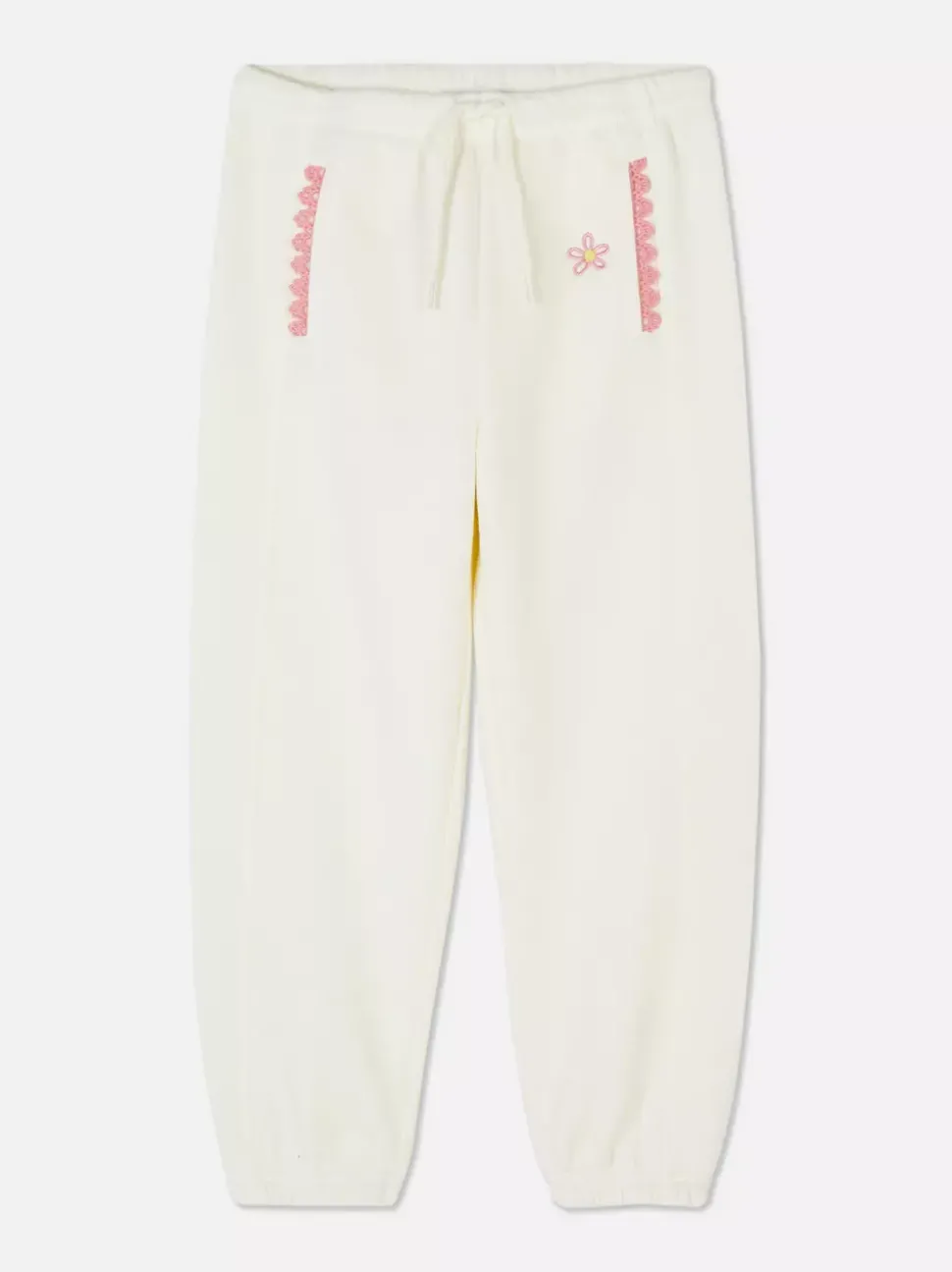 Spodnie dresowe w kwiaty