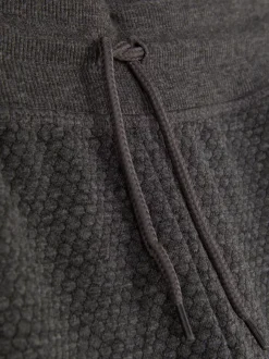 Spodnie dresowe z fakturą plastra miodu