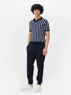 Spodnie dresowe ze sznurkiem i ściąganymi nogawkami