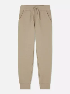 Spodnie dresowe ze sznurkiem i ściąganymi nogawkami