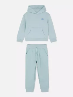 Spodnie dresowe ze sznurkiem i bluza z kapturem