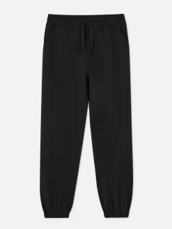 Spodnie dresowe ze sznurkiem i ściąganymi nogawkami