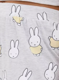 Spodnie od piżamy z szeroką nogawką i motywem Miffy