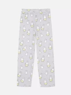 Spodnie od piżamy z szeroką nogawką i motywem Miffy