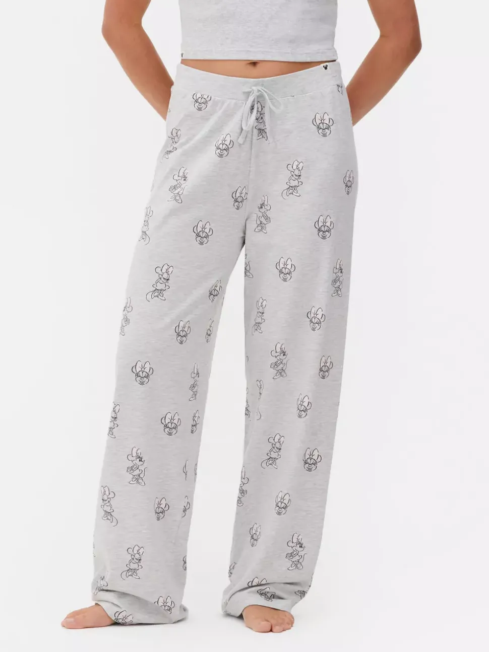 Spodnie od piżamy z szeroką nogawką, motyw Disneya