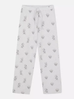 Spodnie od piżamy z szeroką nogawką, motyw Disneya