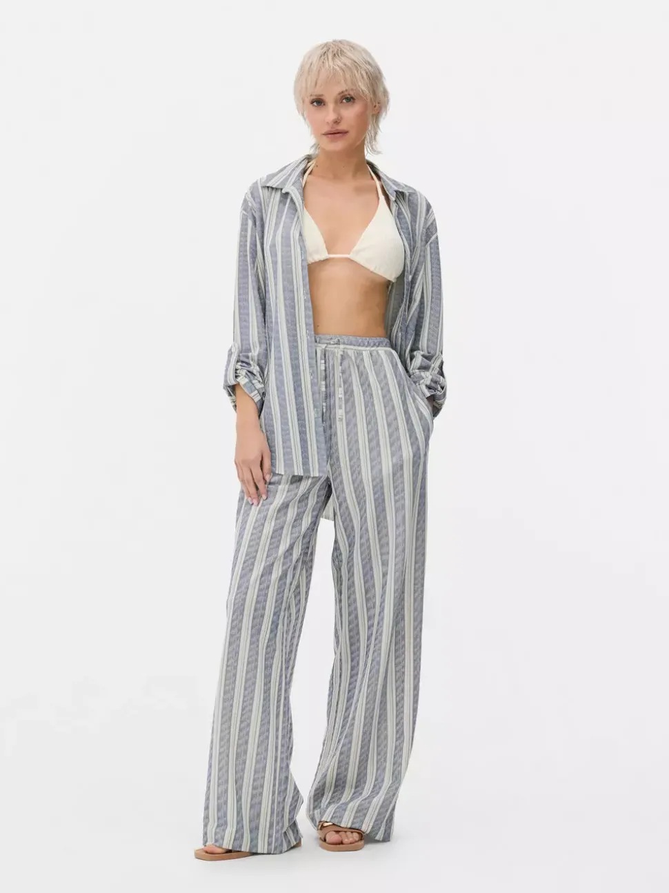 Spodnie w paski, część zestawu