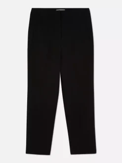 Spodnie w prążki z wysokim stanem i motywem Sticha