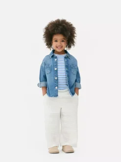 Spodnie z haftem angielskim