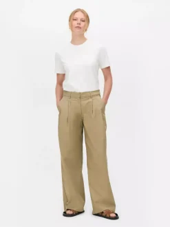 Spodnie z zakładkami The Edit